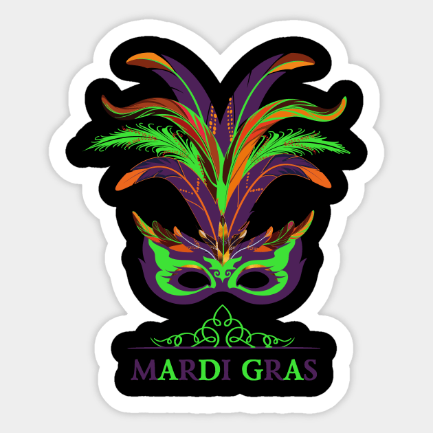 Mardi Gras Sticker by NI78